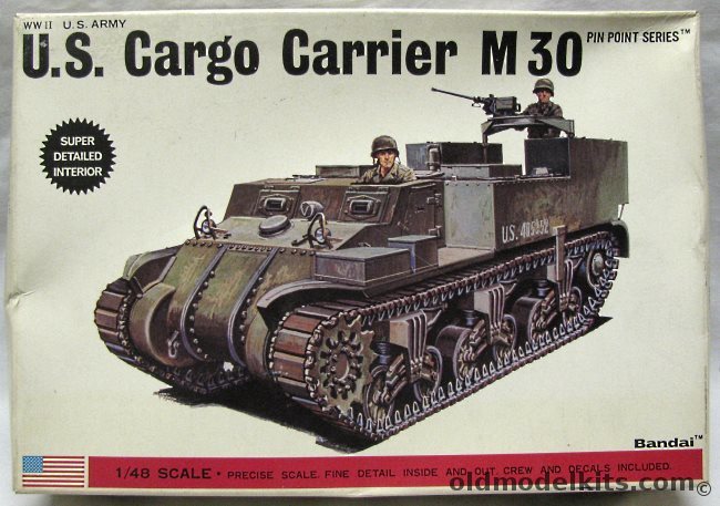 Bandai 1/48 US Cargo Carrier M30 - (M-30), 8290 plastic model kit